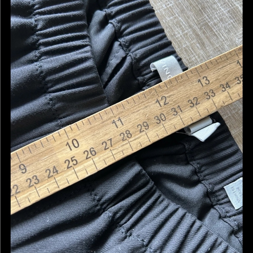 ▶️ Vince Jogger Pants Black Pockets High Rise tapered Women’s M modal blend - Picture 9 of 12